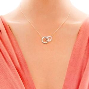 Interlocking Tiffany & Co. Silver necklace